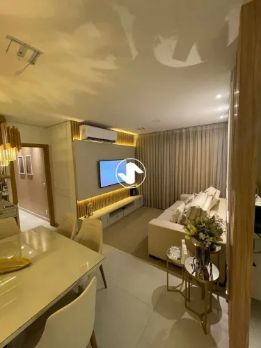 Apartamento mobiliado com área de lazer completa em Santa Rosa, Cuiabá - Villaggio Verones