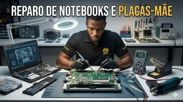REPARO DE NOTEBOOKS E PLACAS-MÃE