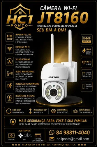 Câmeras wi-fi externa