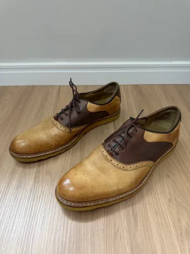 Sapato Social Zara Couro Legítimo Tam. 45 - Fabricado em Portugal