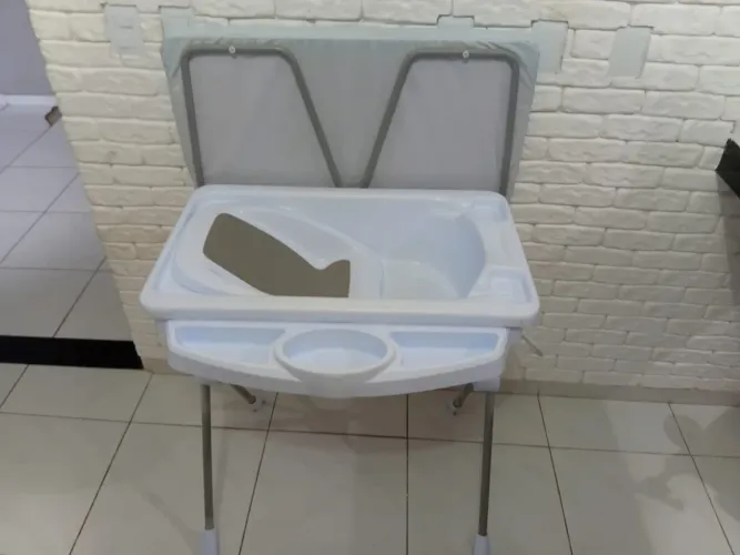 Banheira com trocador