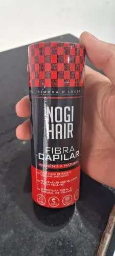 fibra maquiagem capilar em pó castanho escuro e preto