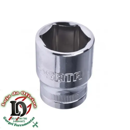 Soquete sextavado 1/2 32mm - SATA-ST13318SC