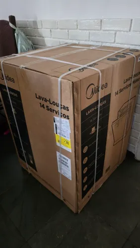 Lava louças Midea 14 serviços - 110v preta - LACRADO COM NF