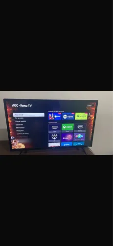 DUAS TV?S AOC ROKU SMART E SAMSUNG LCD 