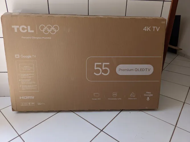 Tv 55 polegadas qled 4k TCL nova 