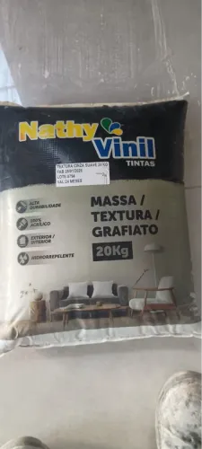 Textura nathy vinil - CINZA SUAVE 20kg
