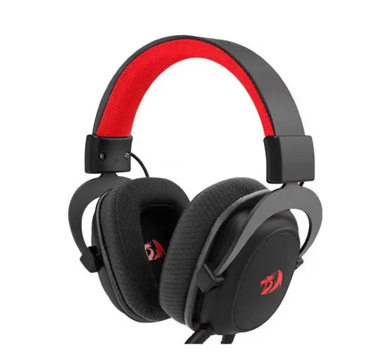 Headset Gamer Redragon Zeus Lite Preto Drivers 53mm com Microfone Removível