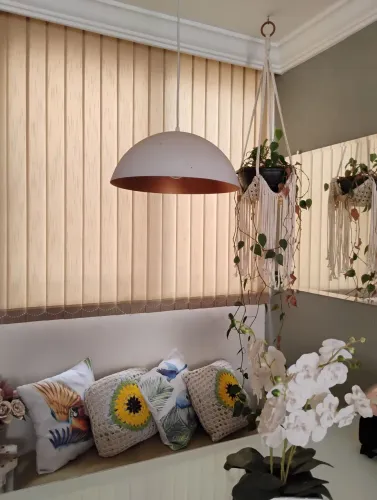 Luminária pendente meia lua
