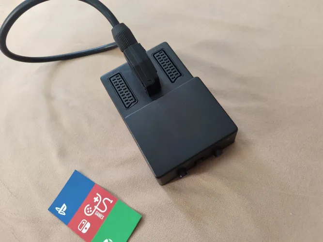 Seletor SCART 3 canais