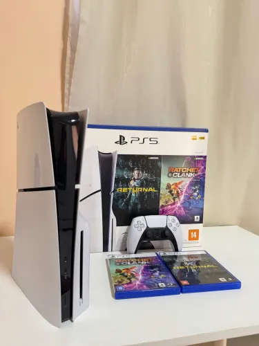 Ps5 Slim com leitor 1T ACEITO CARTÃO