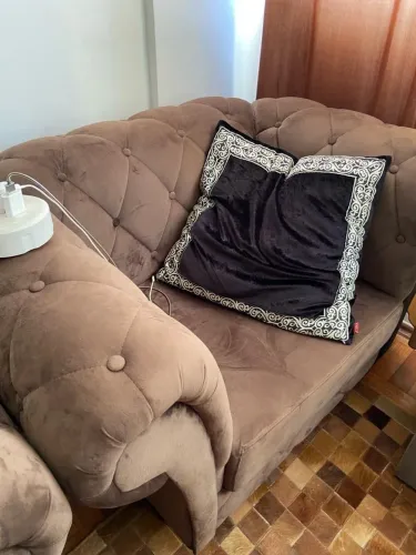 Sofa novo de veludo