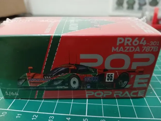 Pop Race Mazda 787 - 1/64 - PR64 24 horas Le Mans Mini Gt Hotwheels
