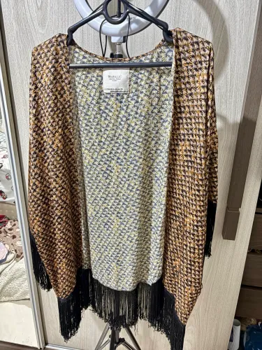 Kimono Zara com franjas