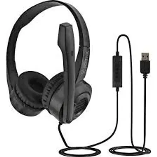 FONE HEADSET OFFICE USB PRETO FORTREK HBS102 - LOJA DADO DIGITAL