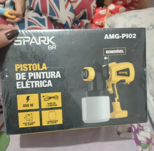 Pistola de pintura elétrica