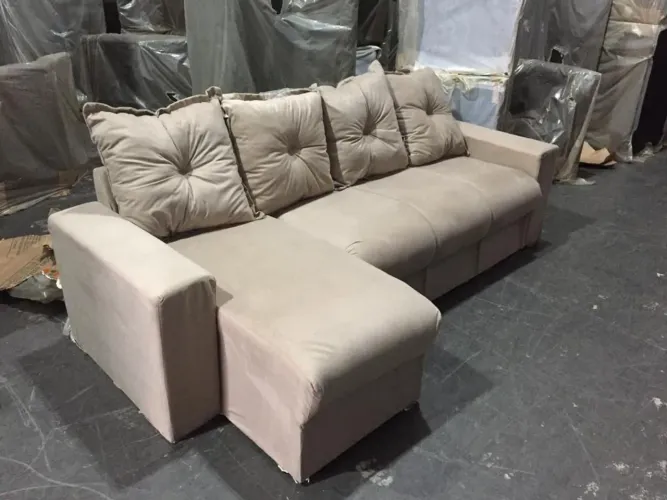 SOFÁ DE CANTO MINI CHAISE - VÁRIAS CORES