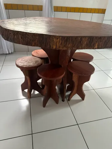 Mesa rústica