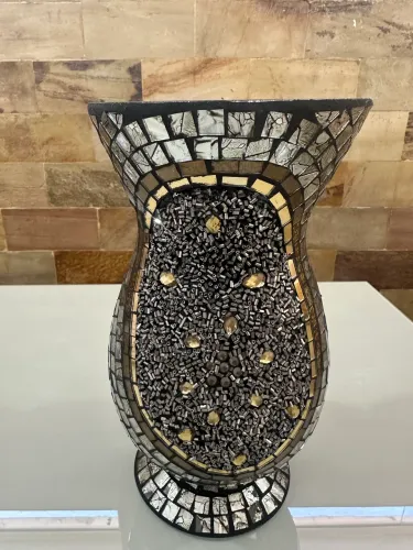 Vaso decorativo mosaico