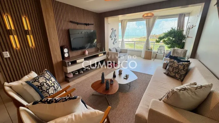Apartamento com 3 dormitórios à venda, 104 m² por R$ 850.000,00 - Breezes do Cumbuco - Cau