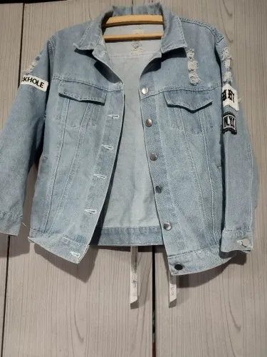 Jaqueta jeans feminina Where is my mind