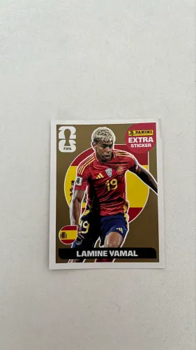 Venda de Figurinha Dourada do Lamine Yamal
