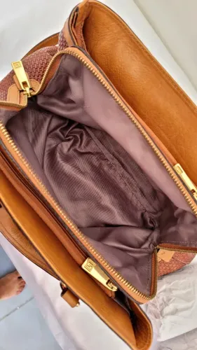 bolsa luz da lua marrom