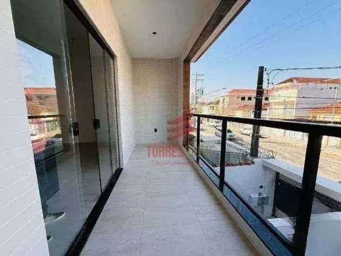 Casa Sobreposta Alta com 3 dormitórios à venda, 114 m² por R$ 840.000 - Marapé - Santos/SP