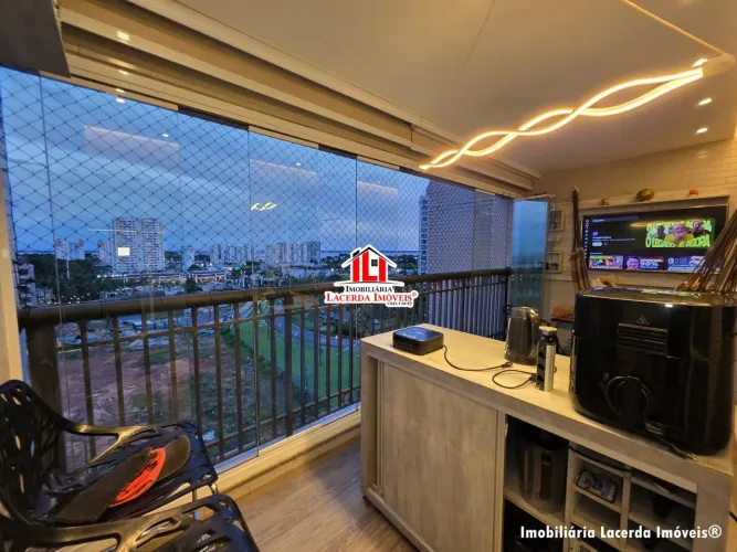 APARTAMENTO RESERVA INGLESA - LIVERPOOL, 113M², 3 SUITES, MOBILIADO, VISTA PONTE RIO NEGRO