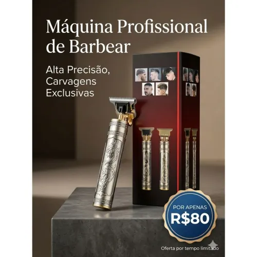 Máquina de barbear profissional 
