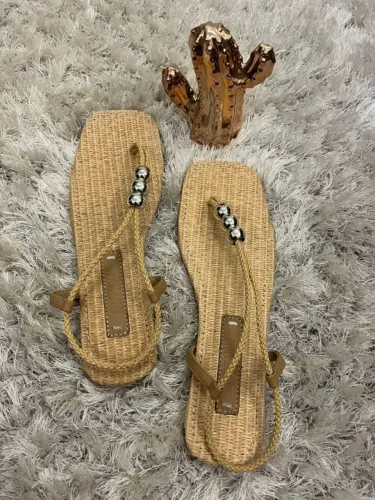 Sandália de Palha Santa Lolla | Estilo Verão