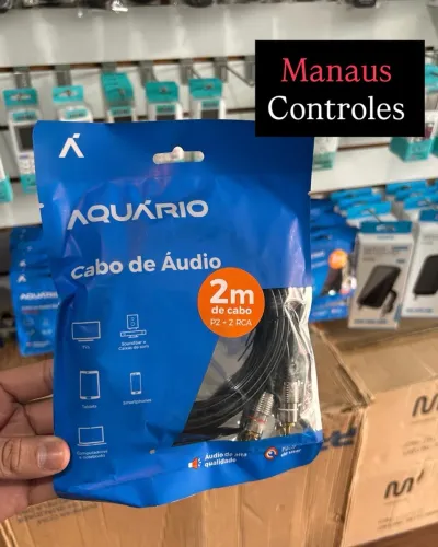 Cabo P2 + 2 RCA de Áudio ( fazemos entregas )
