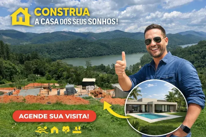 Vendo terreno em Nazaré Paulista com vista para a represa