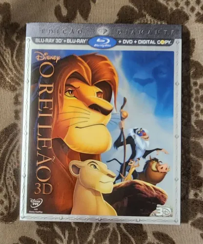 BLURAY 3D O REI LEÃO- ED. DIAMANTE