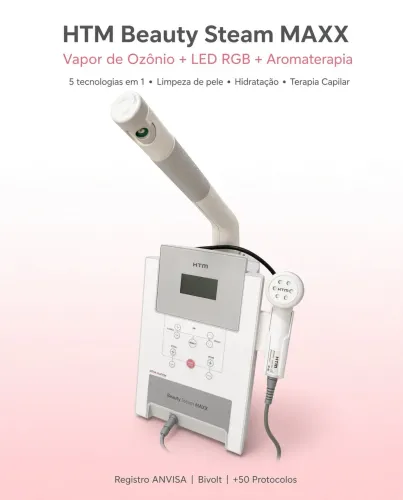 Htm ozônio + led rgb + aromaterapia
