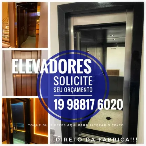 Elevador Novo Direto da Fabrica, solicite seu orçamento.