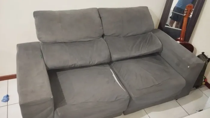 Sofá retrátil 2 lugares