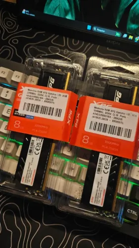 [Kit 16GB] Memória RAM XPG Gammix D35, 16GB (2x8), 3200MHz, DDR4, CL16, Preto