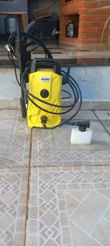 Lavadora alta pressão Karcher 1400 watts 127 volts zerada