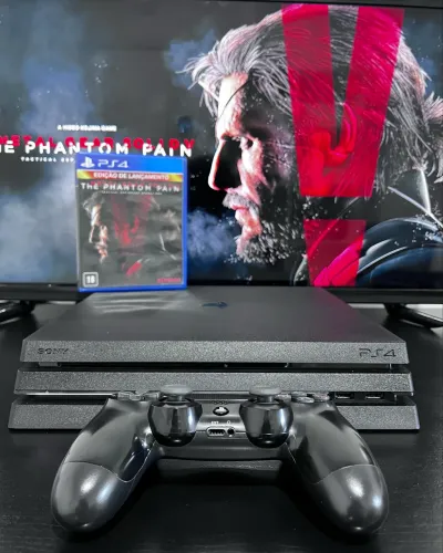 Ps4 Pro 1TB 4K + 1 Jogo Brinde + 120 Dias Garantia 