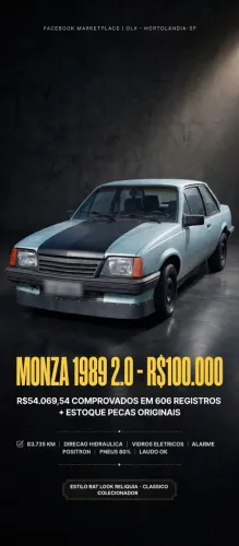 Chevrolet Monza Sl/e SR 2.0 1989