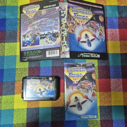 Thunder force 4 Mega Drive Japonês 