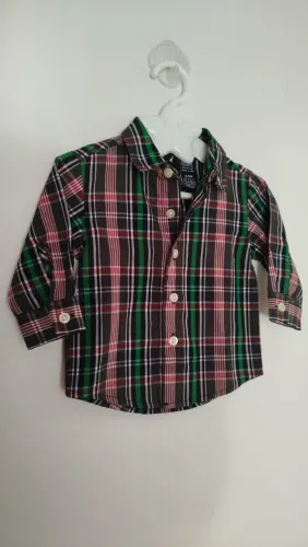 Camisa junina tamanho 3/6 meses