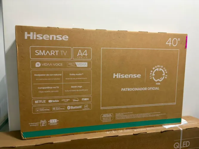 [NOVO] Smart TV Hisense 40 Polegadas lacrada na caixa 