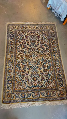 TAPETE PERSA EM TONS DE AZUL 1.5 X 1.0