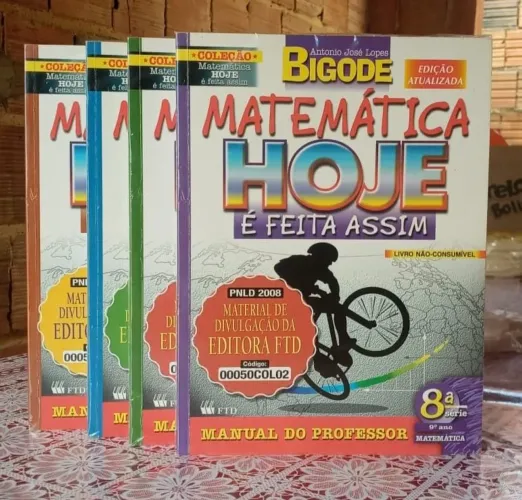 Coleção Matemática Ensino Fundamental. Livros usados em ótimo estado!