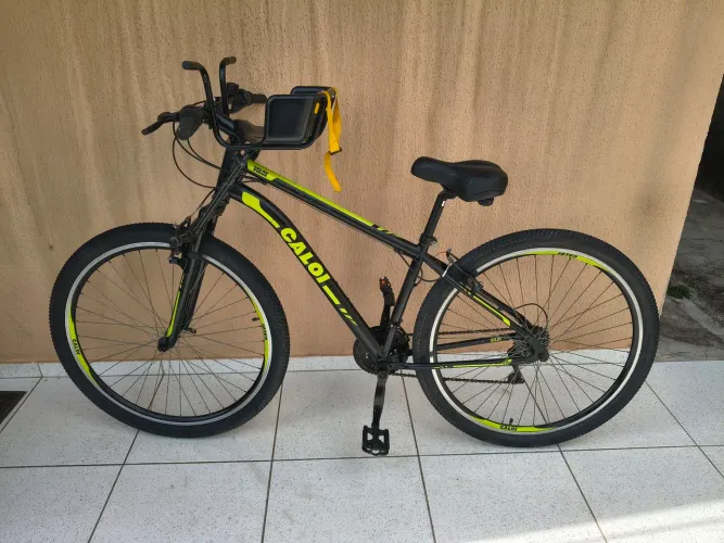 Bicicleta Caloi aro 29 com cadeirinha