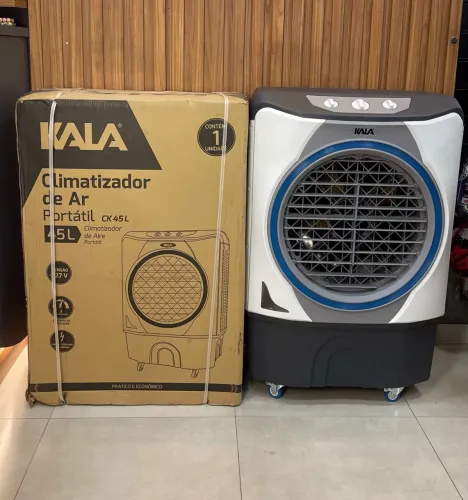 CLIMATIZADOR 45 LITROS COM 3 VELOCIDADES 210WDE POTENCIA?