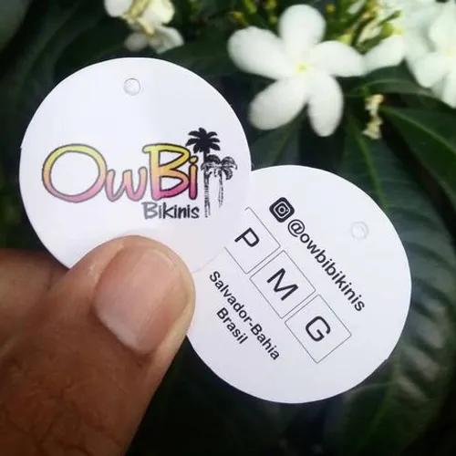 Tags Personalizadas / Etiquetas para roupas, (Moda Feminina, Moda Praia, Fitness)
