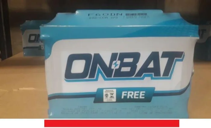 Bateria automotiva Onbat 1 ano garantia 60 amperes carro com bateria velha mndmq sehgr